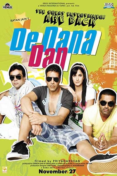 Download De Dana Dan (2009) Hindi Movie 480p | 720p BluRay 500MB | 1.5GB