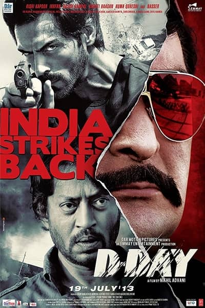 Download D-Day (2013) Hindi Movie 480p | 720p BluRay 450MB | 950MB ESub