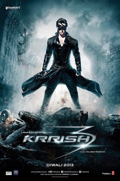 Download Krrish 3 (2013) Hindi Movie 480p | 720p | 1080p BluRay 450MB | 1.2GB