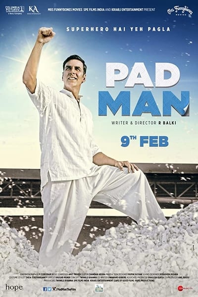 Download Pad Man (2018) Hindi Movie 480p | 720p | 1080p BluRay 400MB | 1.2GB