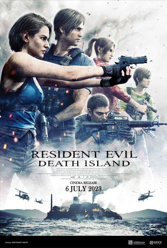 Download Resident Evil: Death Island (2023) Dual Audio {Hindi-English} Movie 480p | 720p | 1080p BluRay ESub